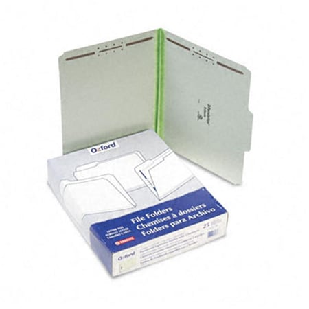 Esselte Pendaflex Pressboard Folders with two 1 in.Cap Fasteners Letter Green, 25PK 17178